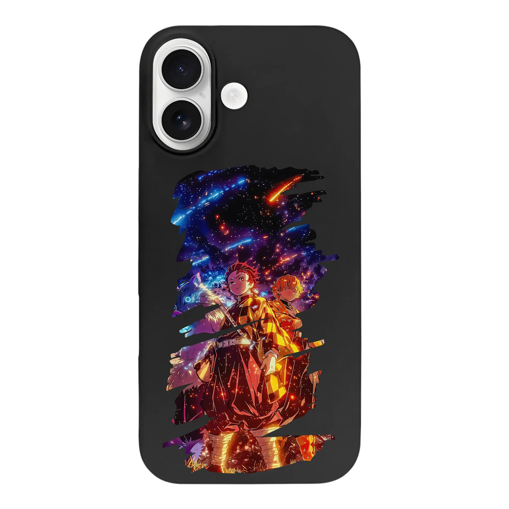 鬼滅の刃 グッズ,竈門 炭治郎 - iPhone 17 シリーズ シリコンケース 薄型 耐衝撃 指紋防止 ソフトタッチカバー 精密フィット 傷防止 保護ケース iPhone 17/17 Air/17 Pro/17 Pro Max 対応